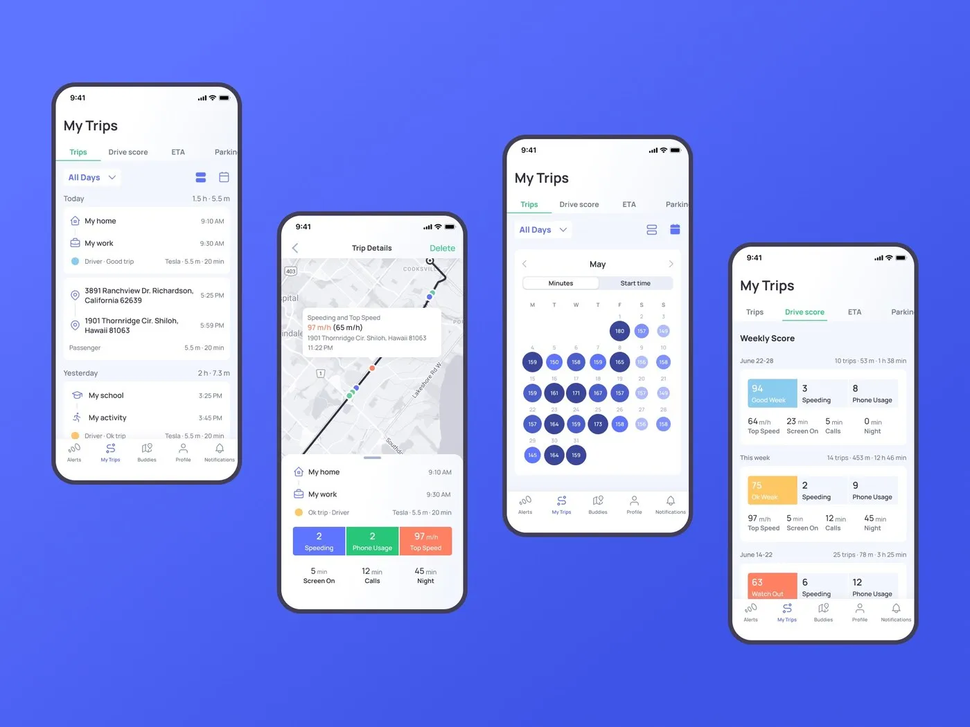 Otozen Mobile App: Designing a High-Contrast UI/UX for Safe Driving