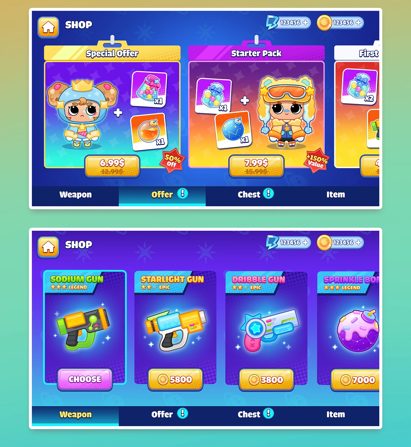 Image 9: Digital Art ILLUSTRATION concept art game game design Character design UI/UX Gaming artwork Game Art