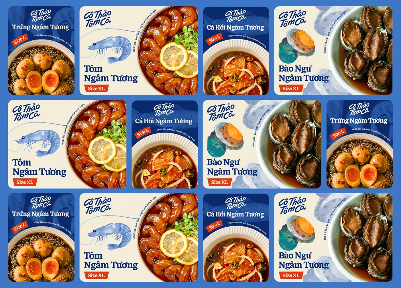 Image 26: vietnam restaurant brand identity branding ILLUSTRATION Logo Design visual identity design brand guidelines