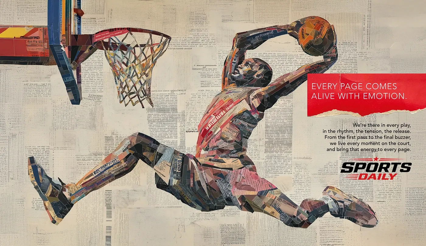 The Hybrid Stop-Motion Animation Process of SPORTS DAILY by Studio Nuts