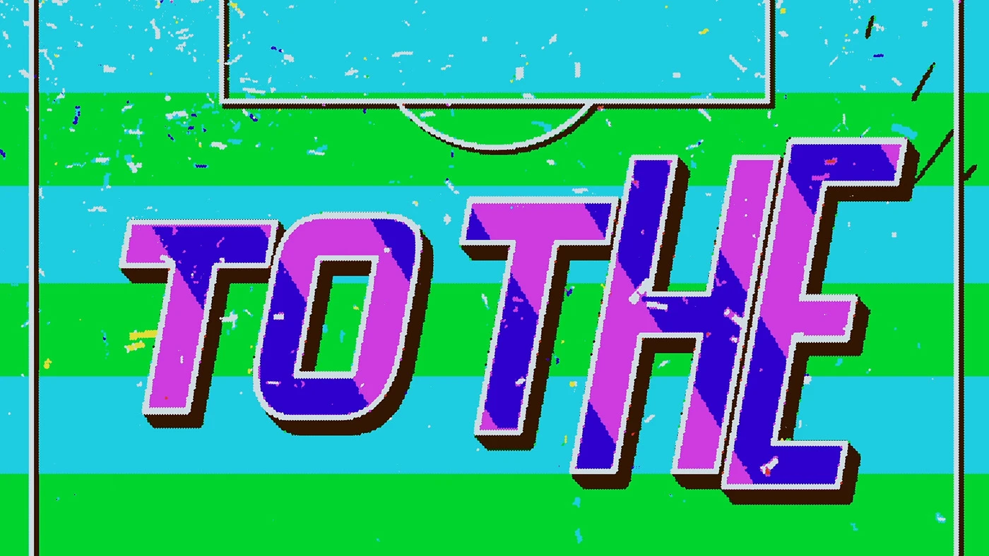 Image 20: world cup soccer motion graphics motion design type design typography type kinetic typography lettering Retro
