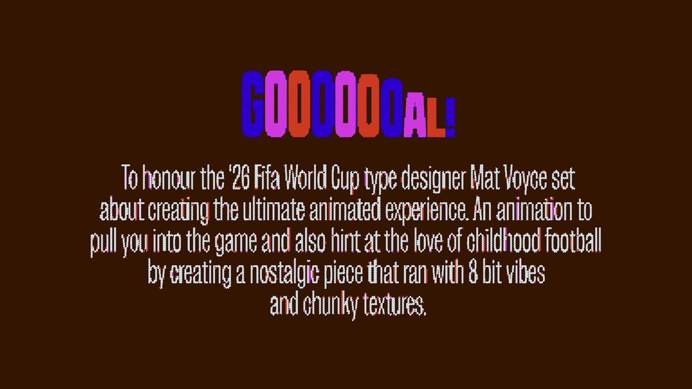 Image 12: world cup soccer motion graphics motion design type design typography type kinetic typography lettering Retro