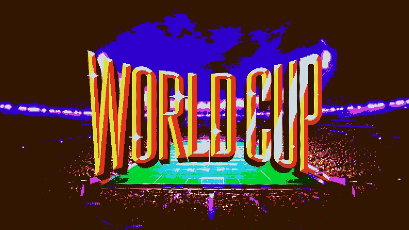 Image 23: world cup soccer motion graphics motion design type design typography type kinetic typography lettering Retro