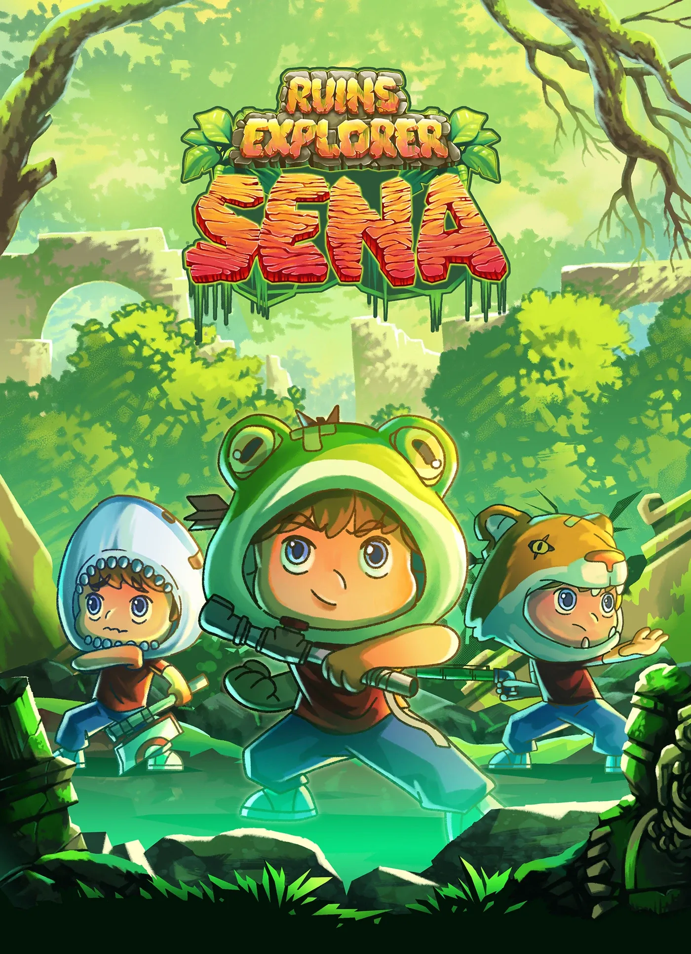 Character Concept Art: Ruins Explorer Sena Illustration