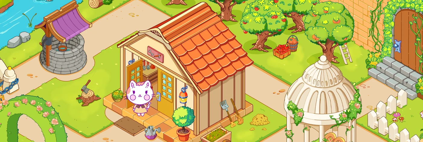 Image 25: Cozy Games game design casual game 2D art ILLUSTRATION Isometric Asset Design environment design game indie games asset pack