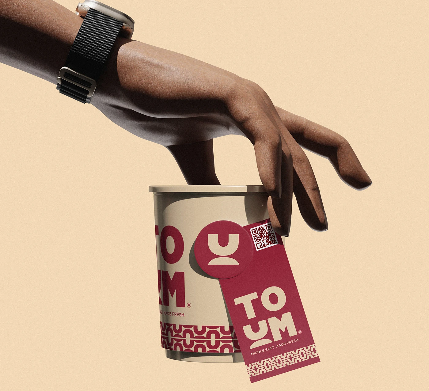 Image 10: TOUM brand packaging collateral suite by Kashyap Bhatt