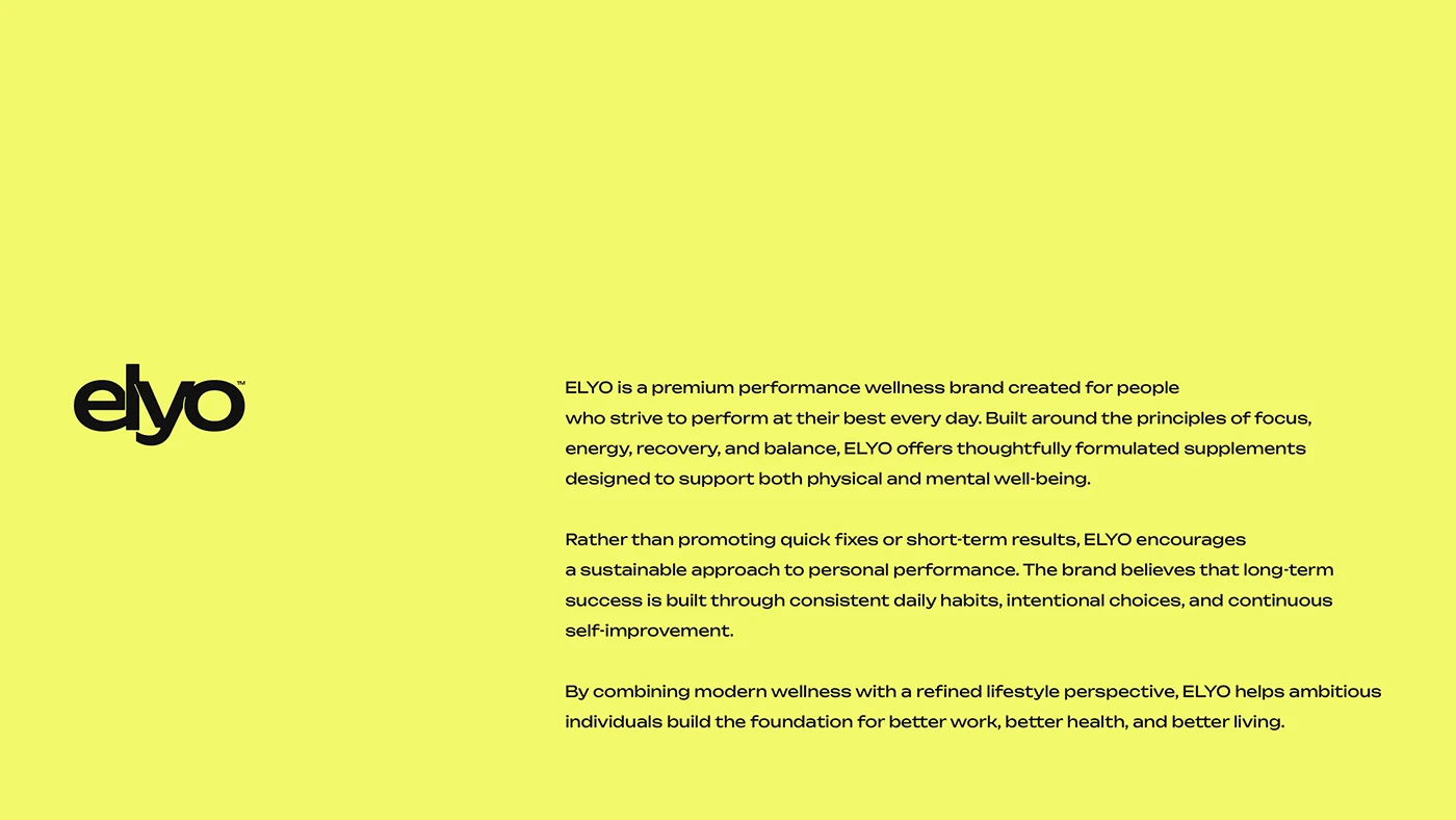 Image 2: ELYO Brand Identity brand design asset detail branding