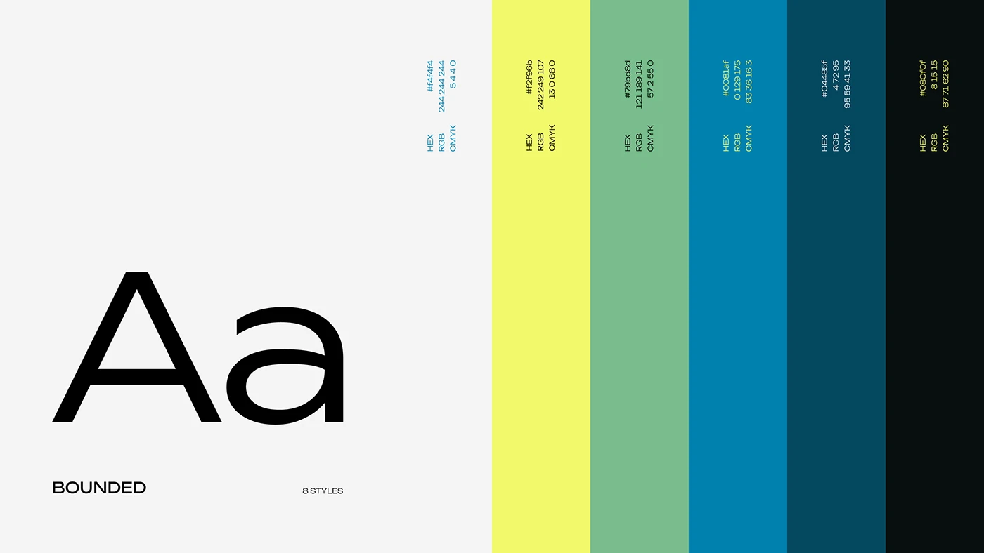 Image 4: ELYO Brand Identity color system design branding