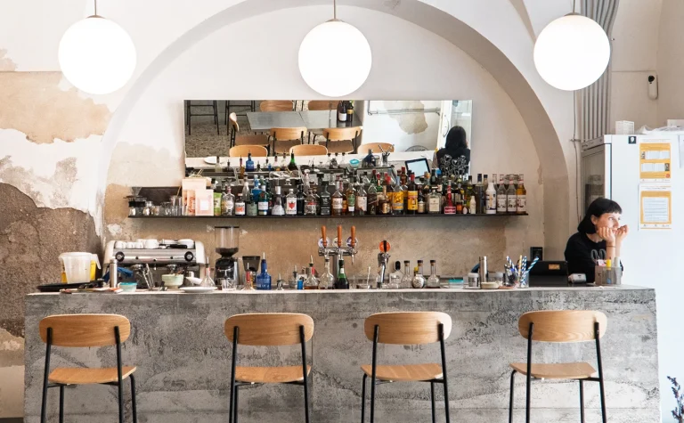 - Image 3: Bar Popolare branding identity detail 2