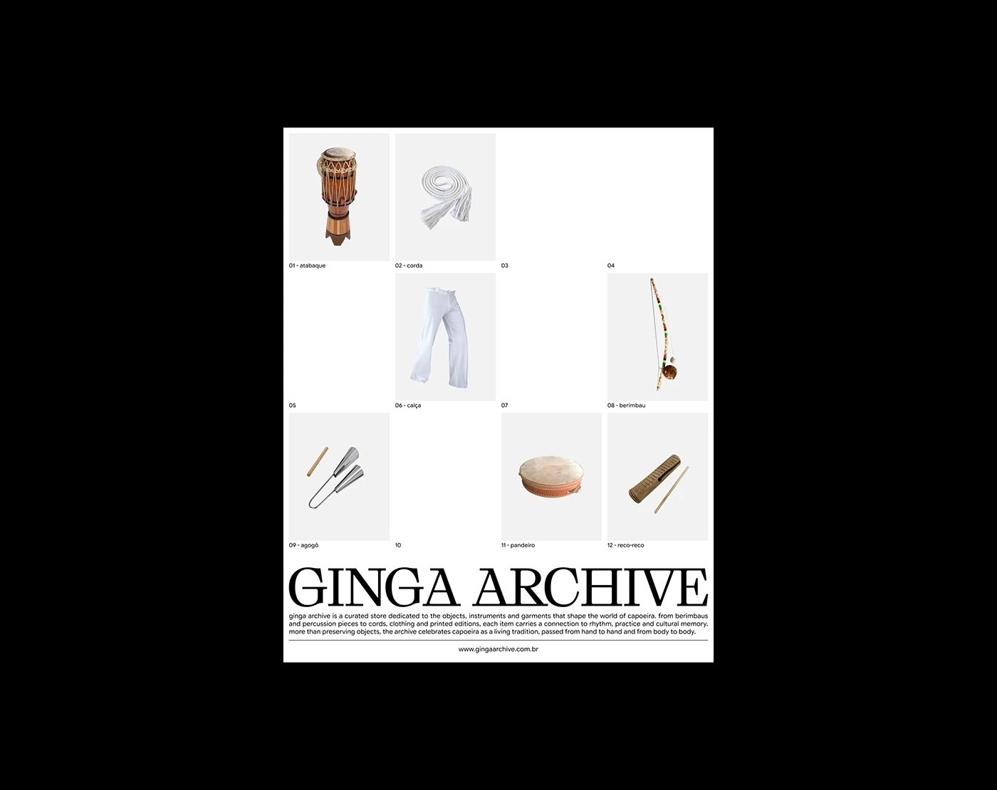 Image 7: Ginga documentary photo composition in branding identity