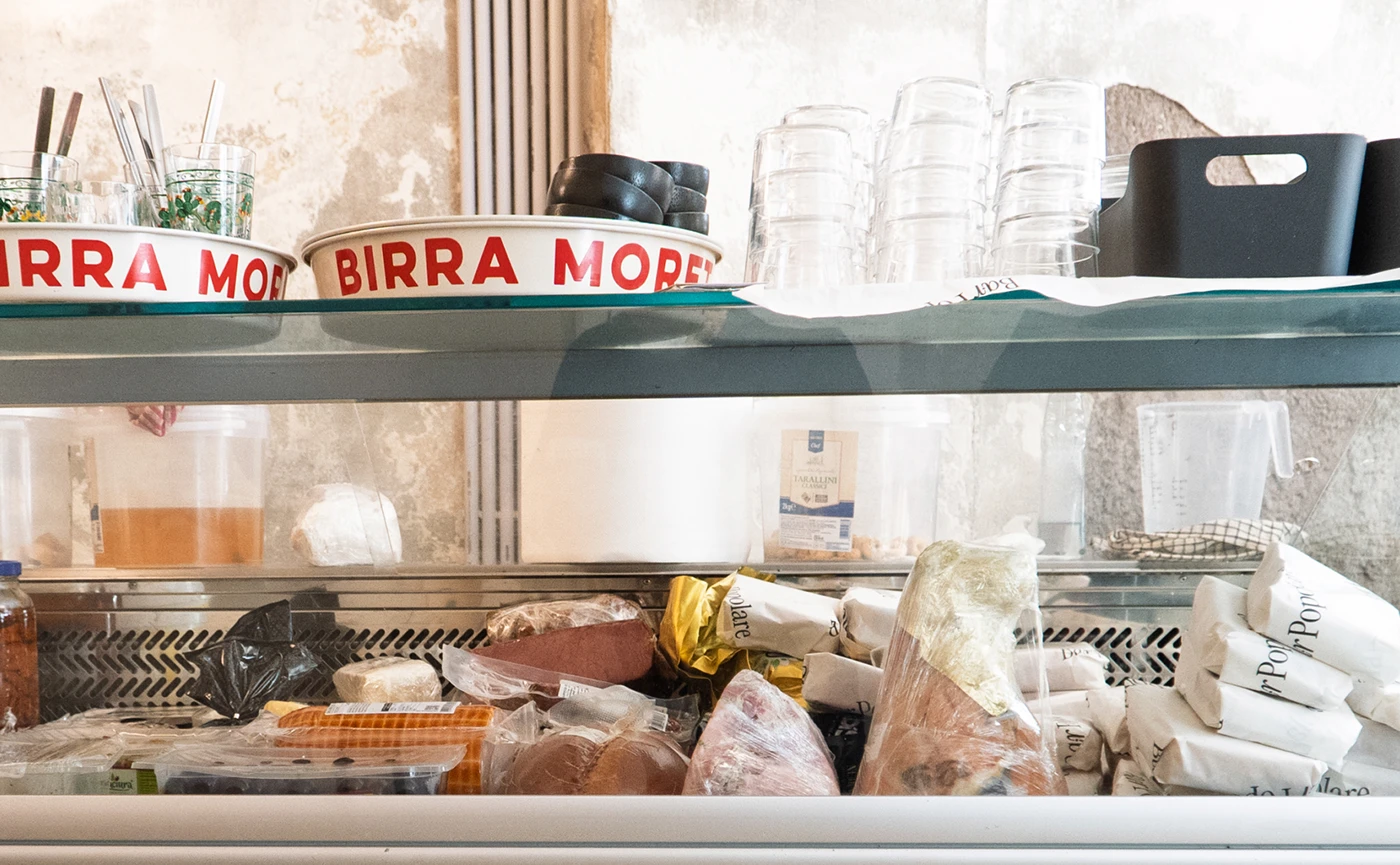 Image 4: Bar Popolare branding identity detail 3