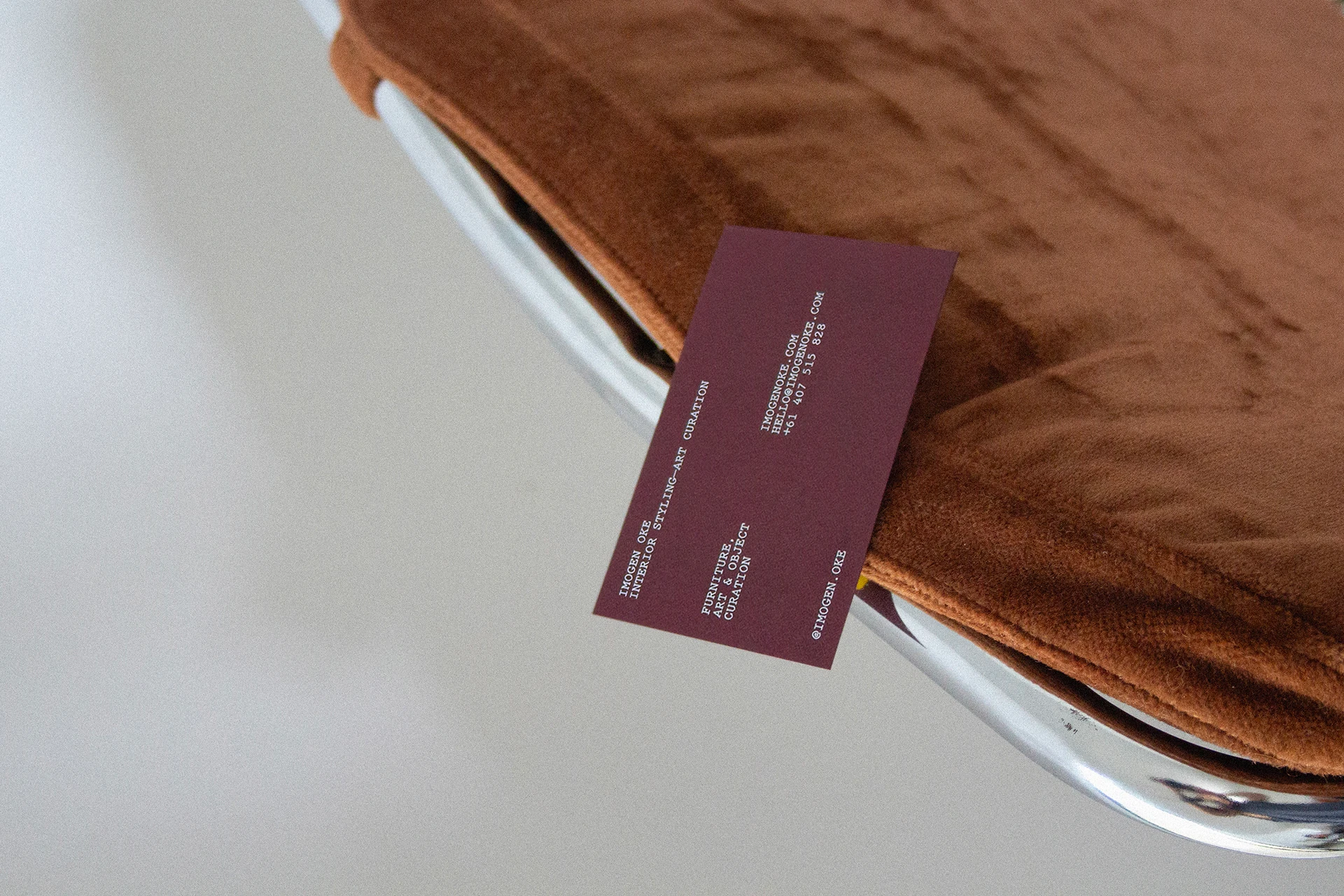 Image 7: Imogen Oke branding stationery detail 6