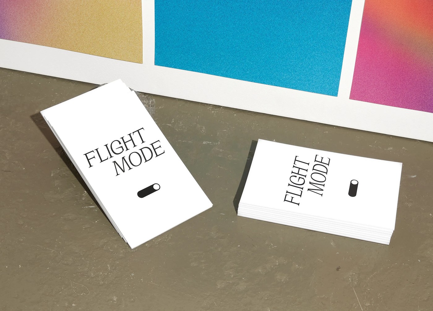 Image 7: flightmode exhibition identity catalogue heather lynn billyclub clean page layouts print production