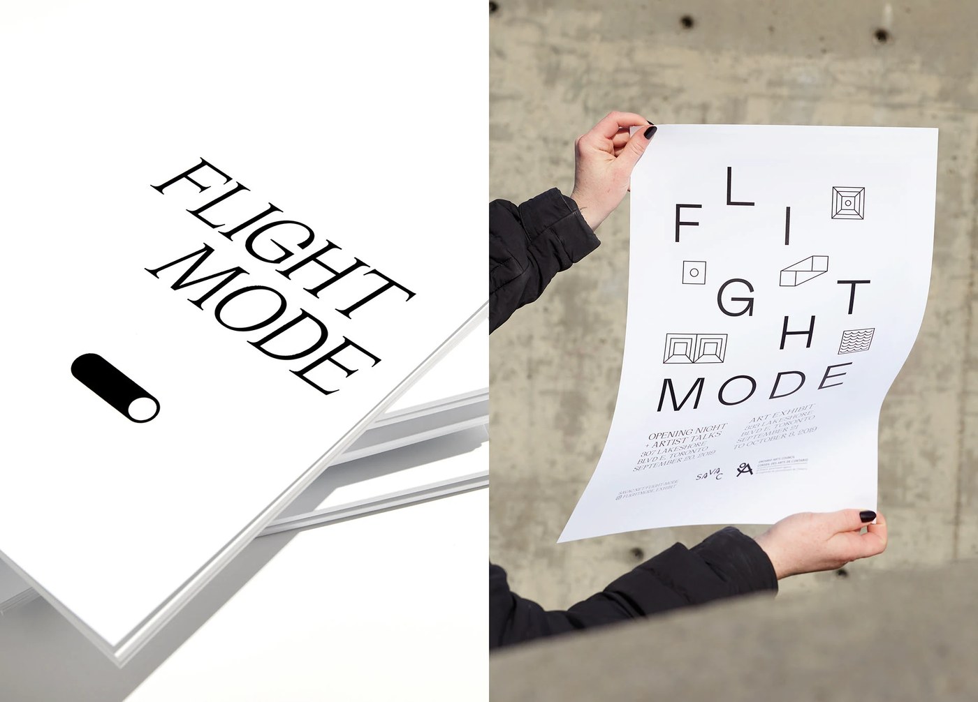 Image 4: flightmode exhibition identity catalogue heather lynn billyclub book spread layout design