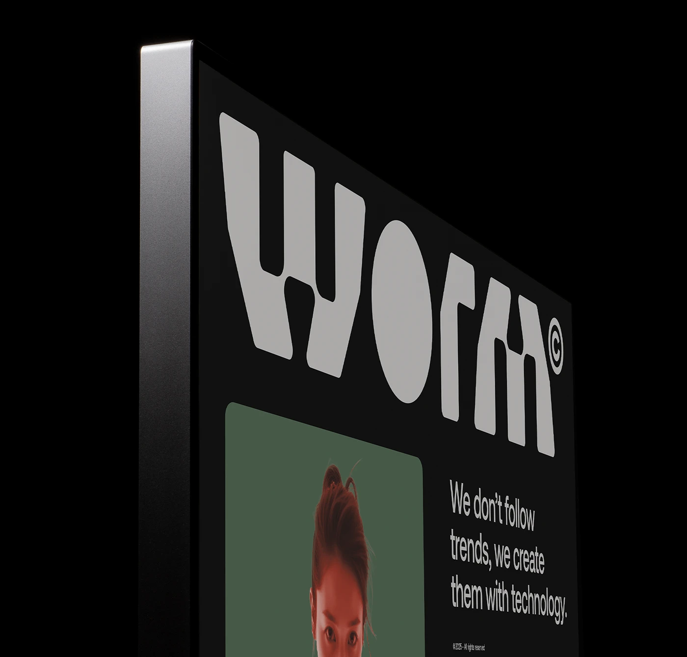 Image 6: WORM branding identity detail 5