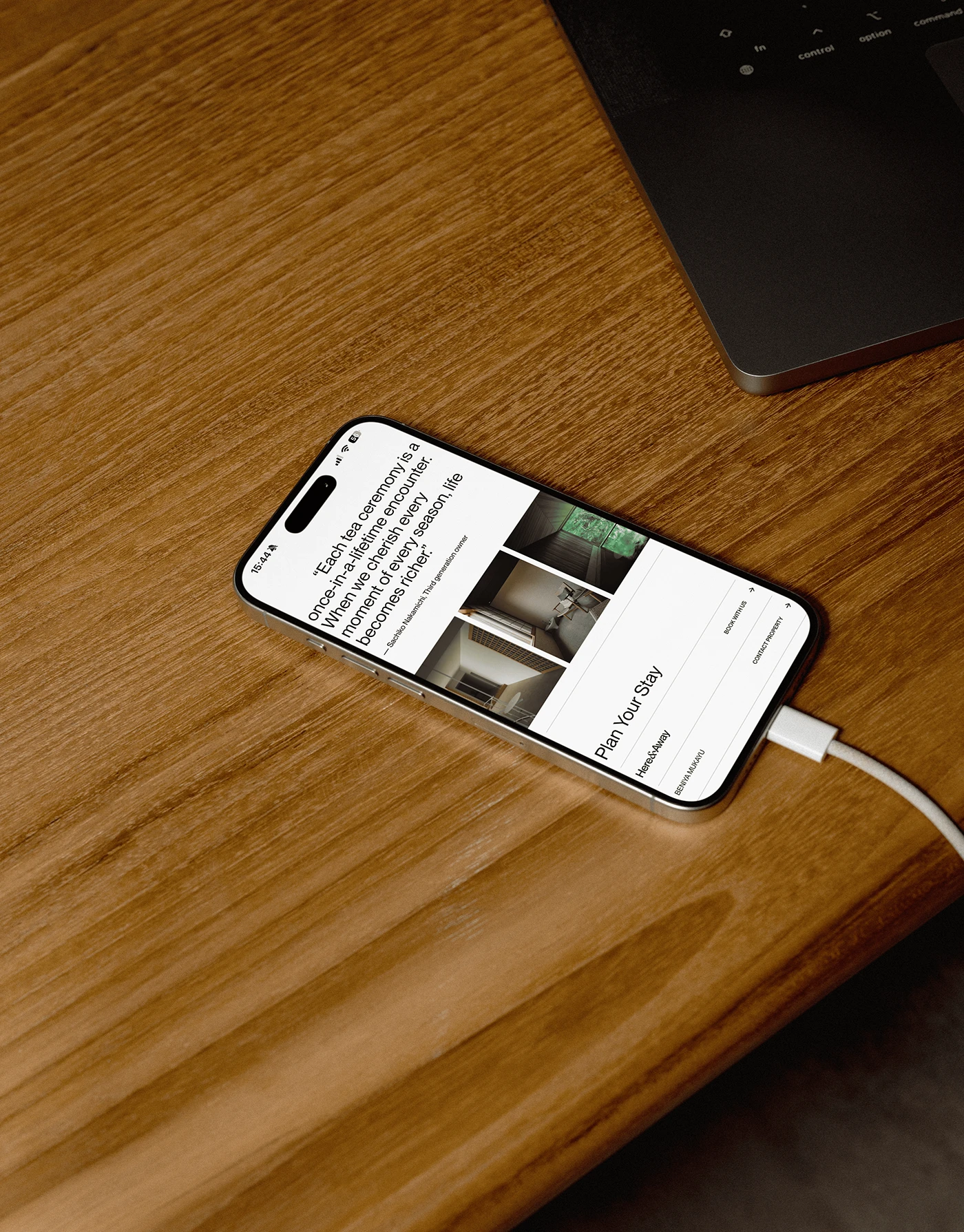 Image 5: Here Away travel platform ui ux detail 4