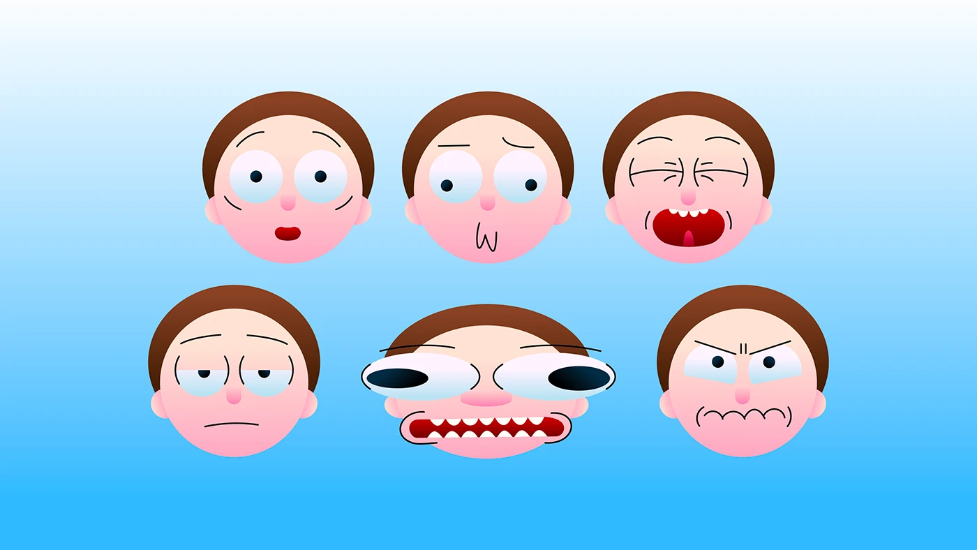 Image 3: Adult Swim Ident motion design motion graphics ILLUSTRATION Character design rick and morty typography lettering surreal