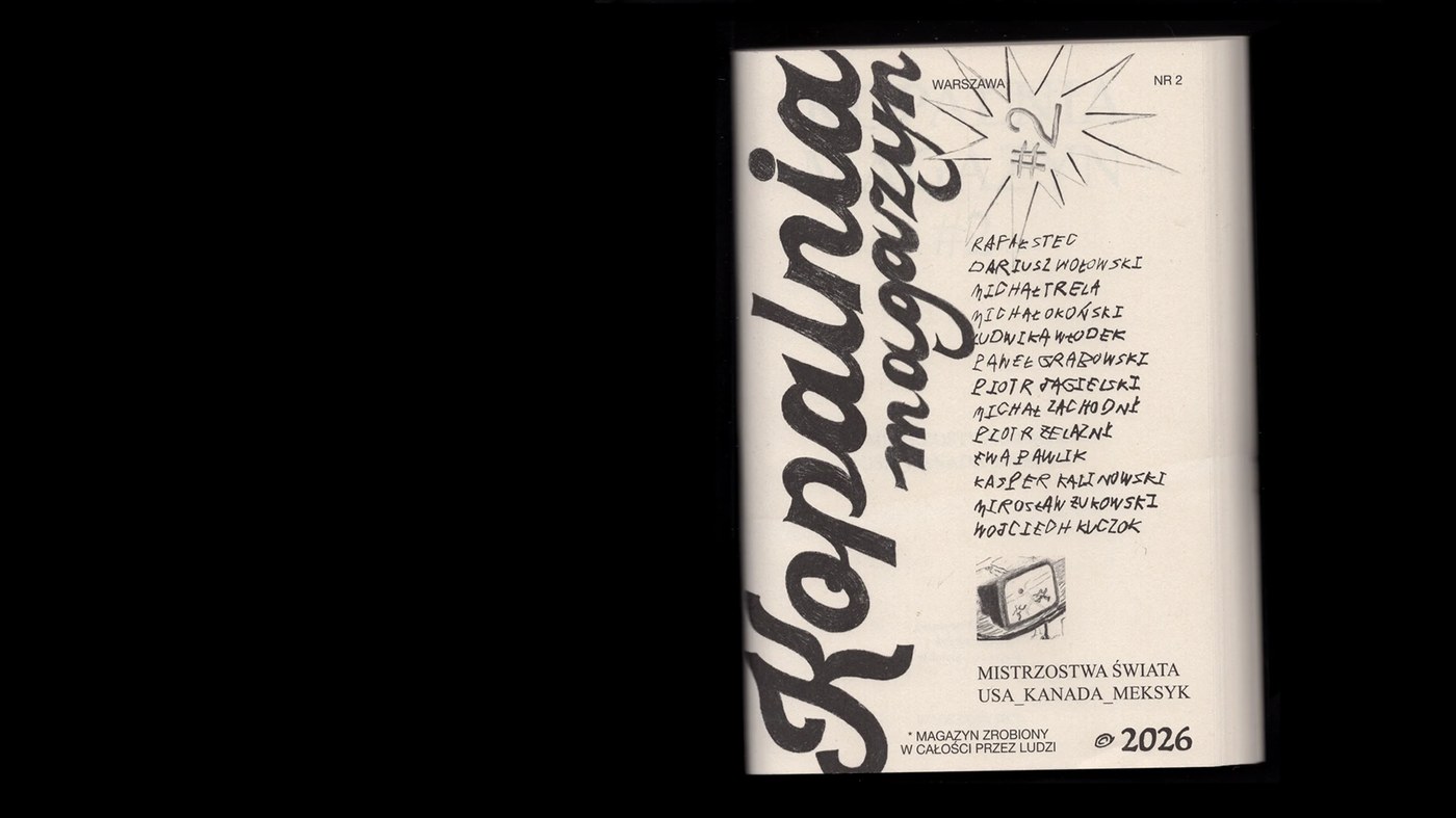 Image 3: kopalnia magazine 2 world cup 2026 ania wielunska typographic details and texture