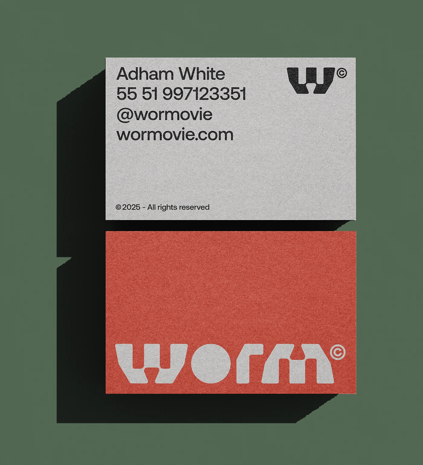 Image 8: WORM branding identity detail 7