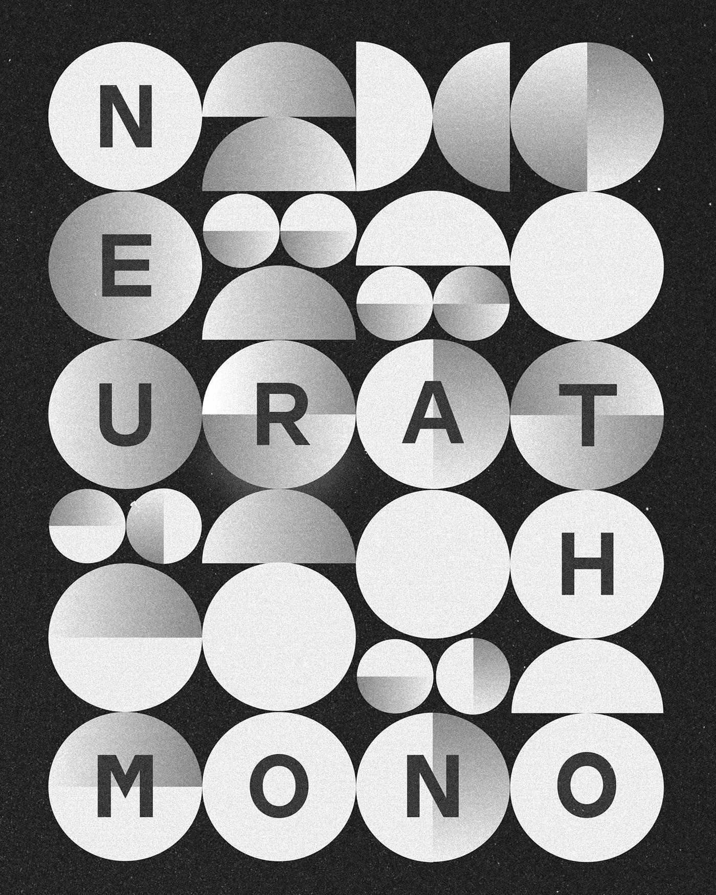 Image 1: Neurath Mono Type Family typography hero graphic mockup