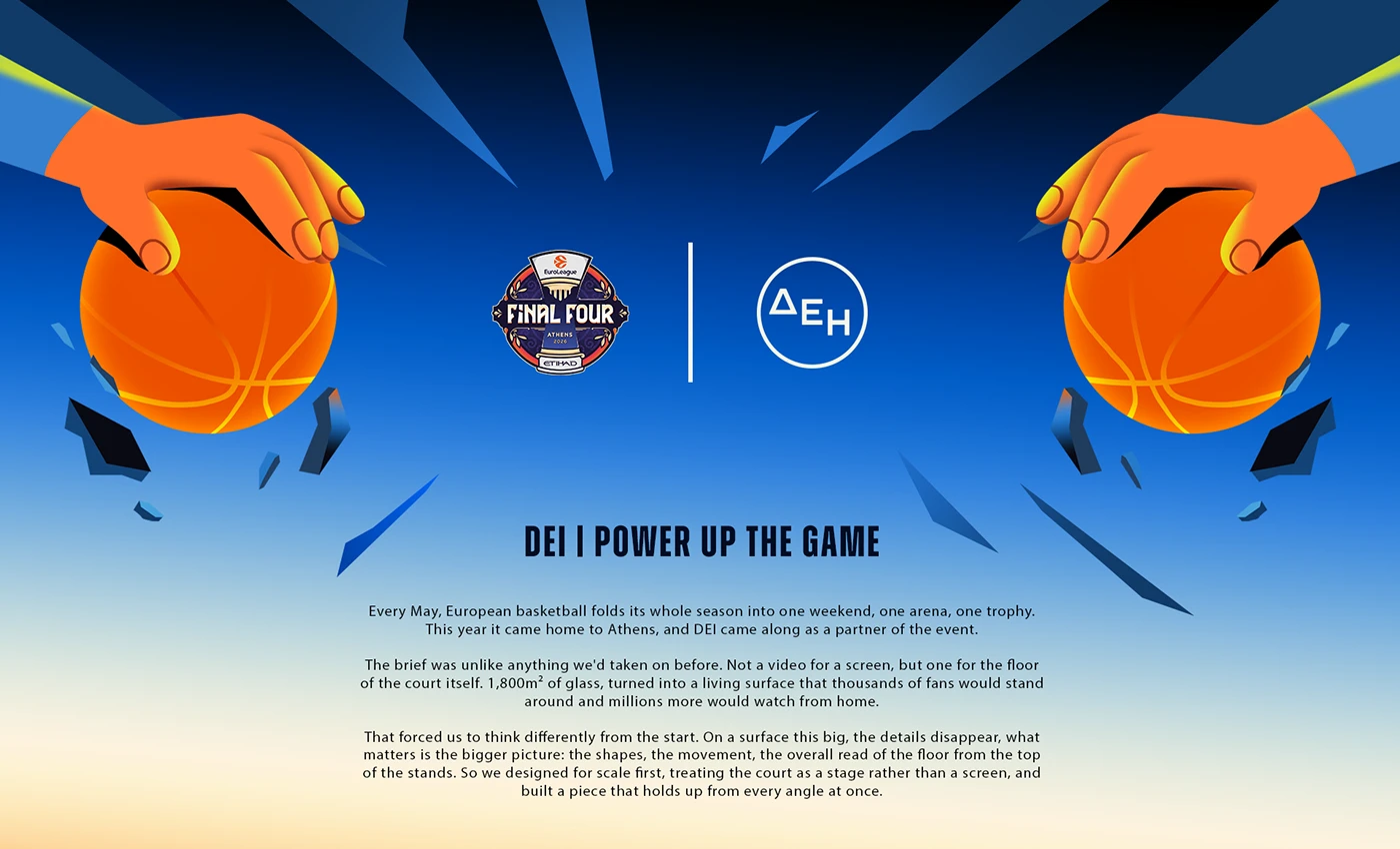 Image 1: motion graphics motion design Event basketball energy gradient Advertising