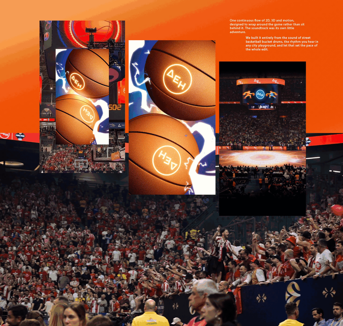 Image 3: motion graphics motion design Event basketball energy gradient Advertising
