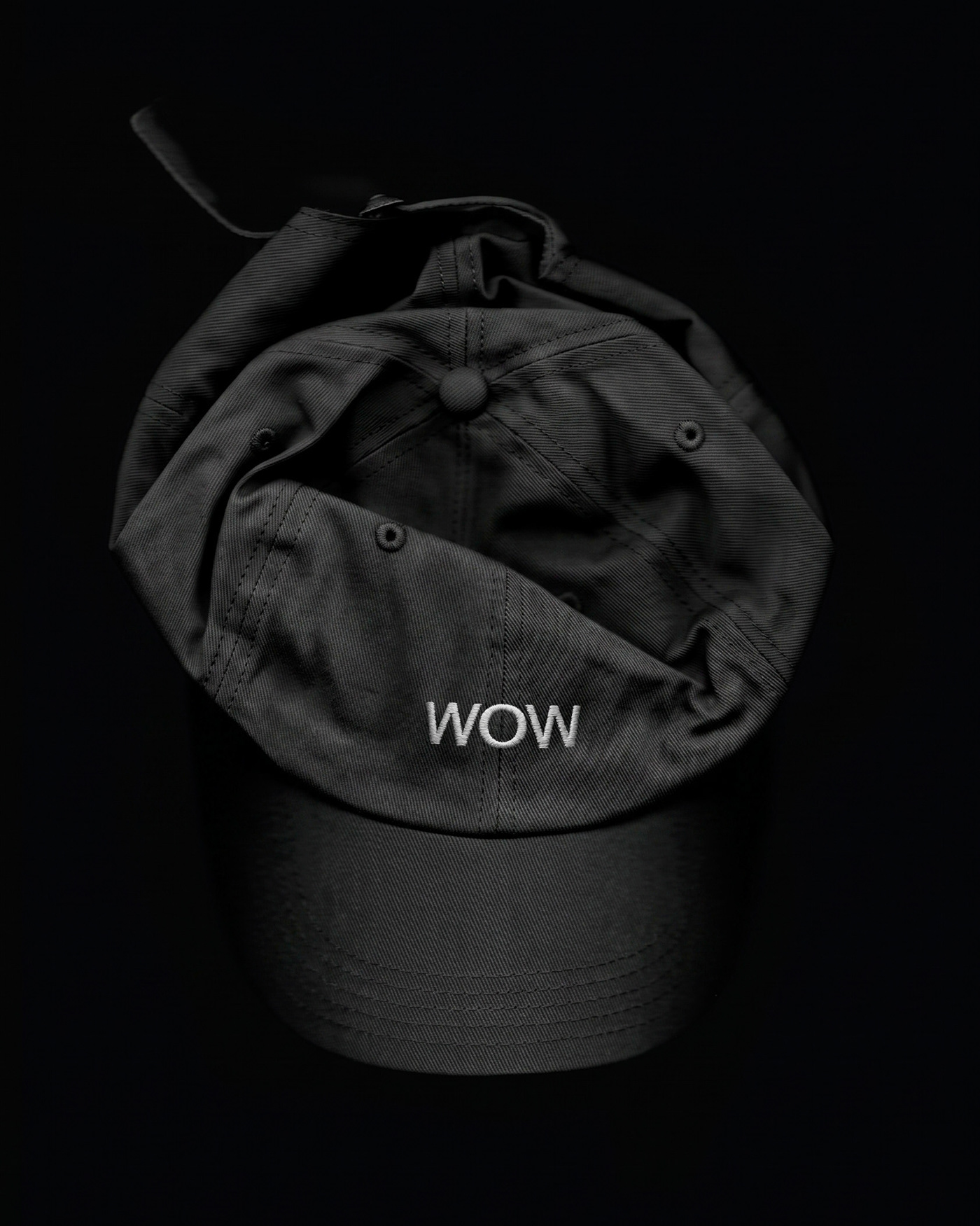 Image 1: WOW branding identity typography hero mockup
