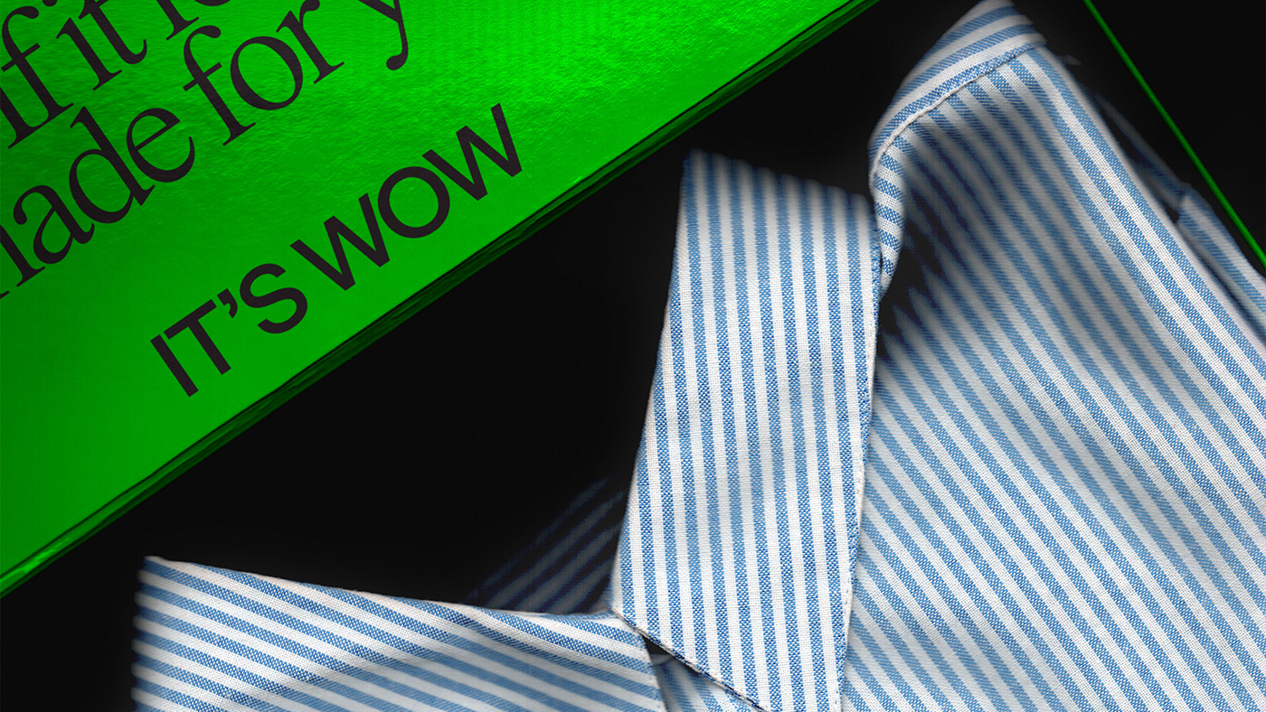 Image 2: WOW branding identity detail 1