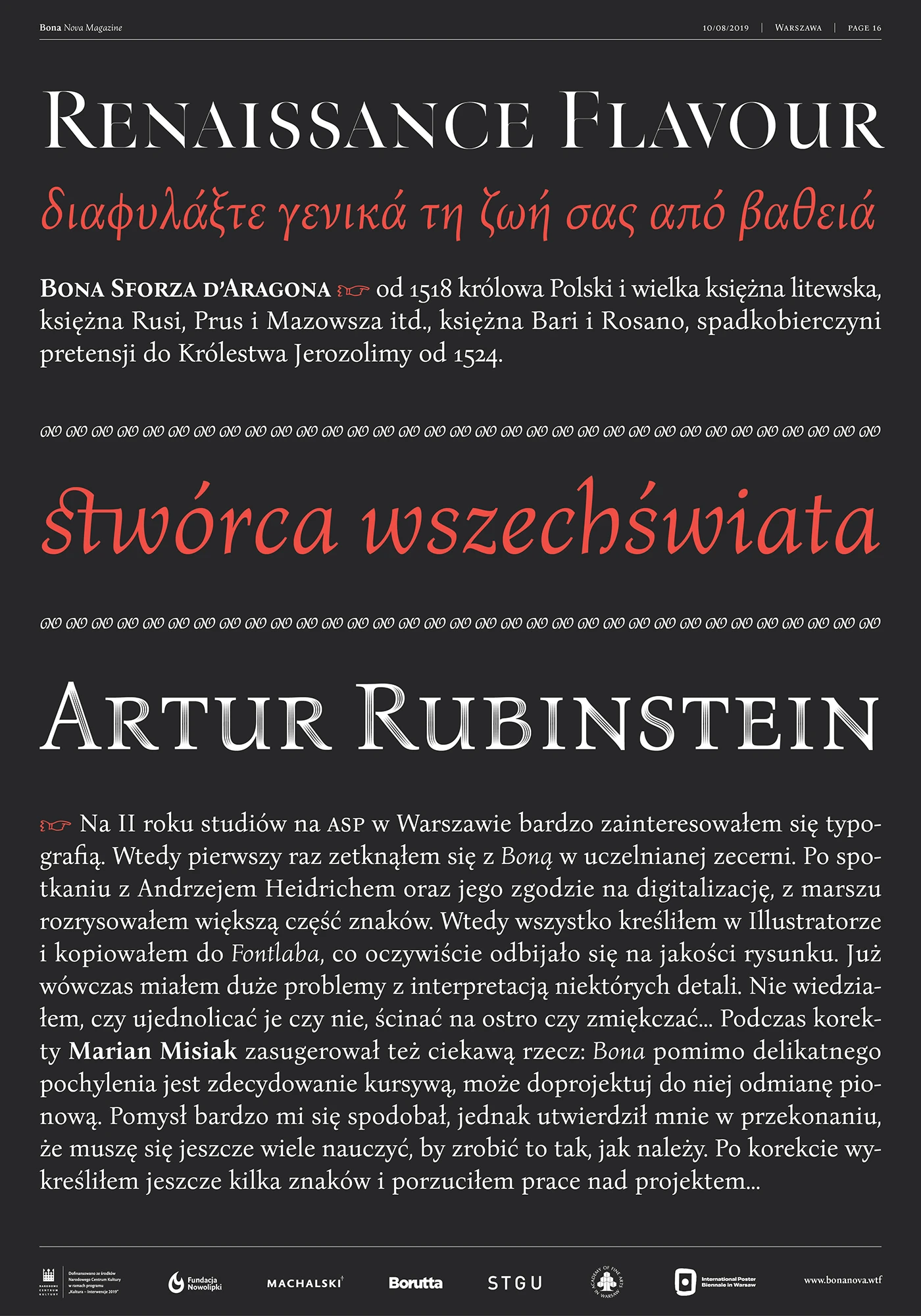 Image 28: bona nova MACHALSKI Heidrich Bona type design type project revival Free font free Mateusz Machalski