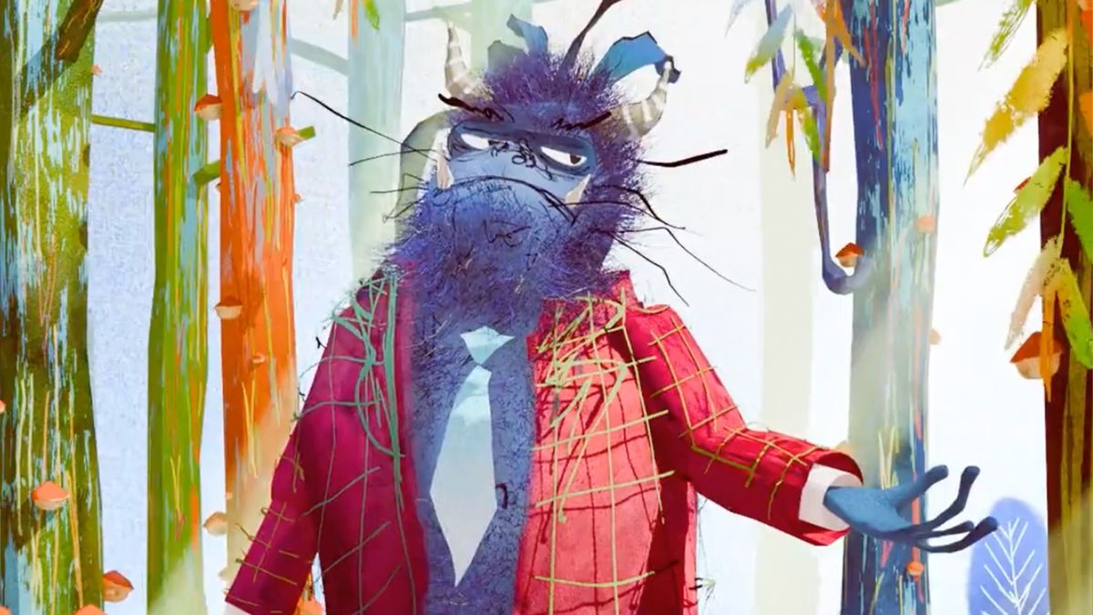 Image 2: 3D animation that looks like a stylised children's book