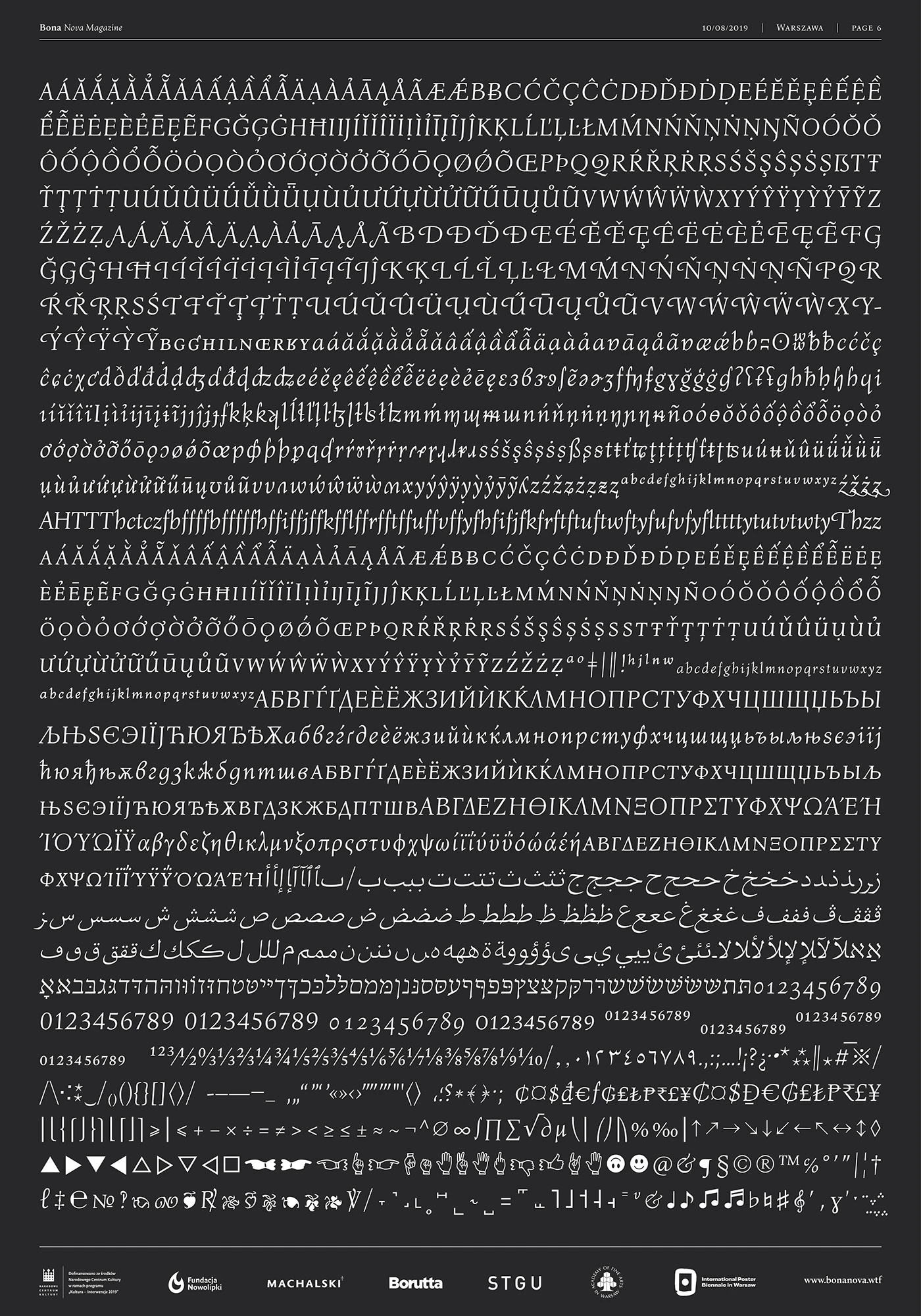Image 18: bona nova MACHALSKI Heidrich Bona type design type project revival Free font free Mateusz Machalski