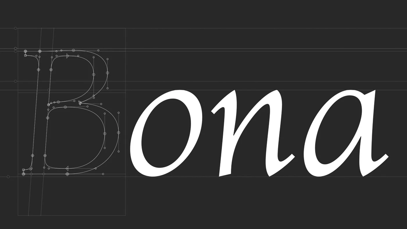 Image 10: bona nova MACHALSKI Heidrich Bona type design type project revival Free font free Mateusz Machalski