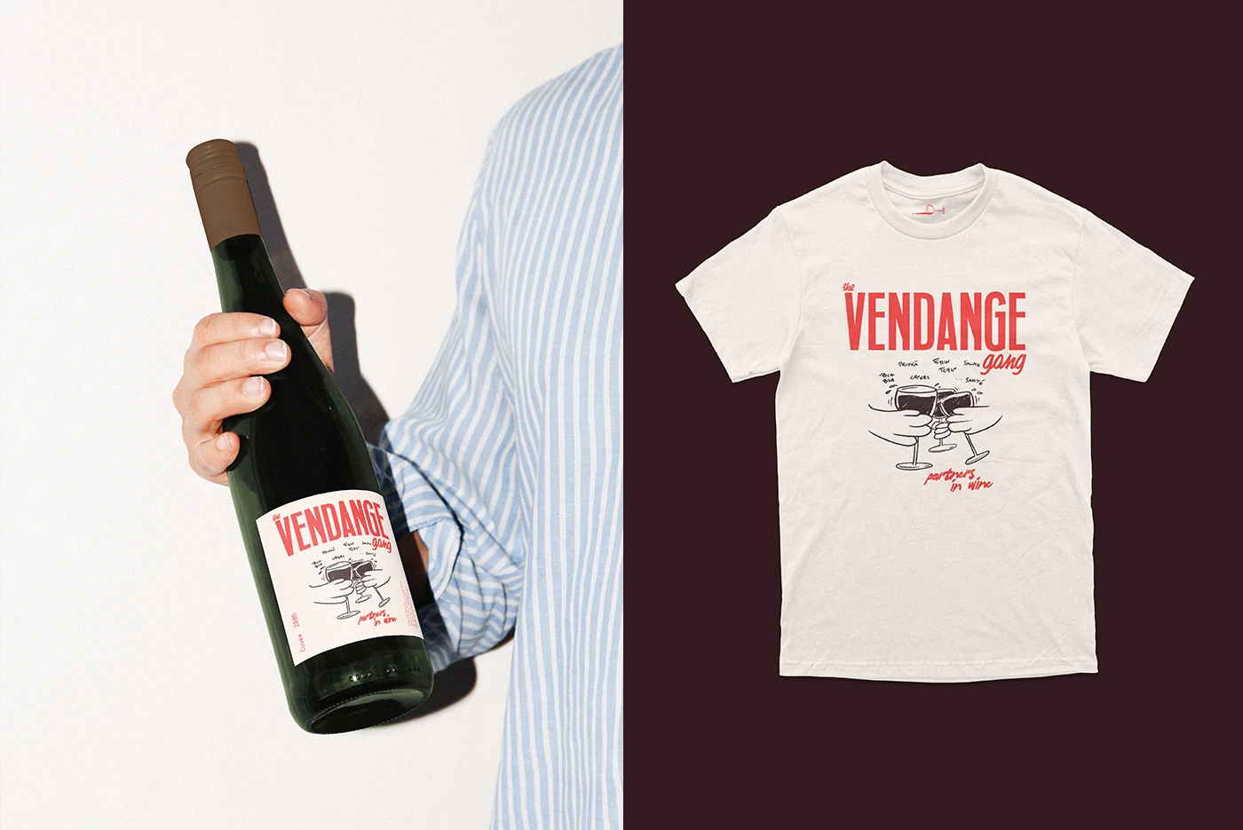 Image 14: branding merchandising brand identity vendanges wine grape harvest vin