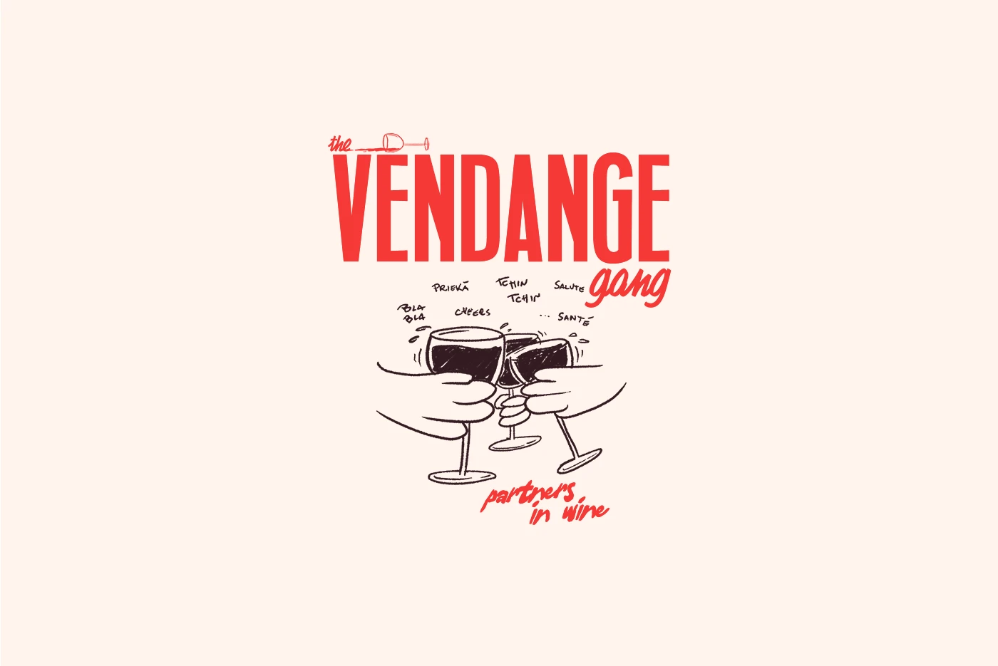 Image 8: branding merchandising brand identity vendanges wine grape harvest vin