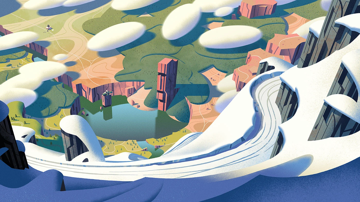 Image 5: Serie design animation Visual Development cartoon background Digital Art