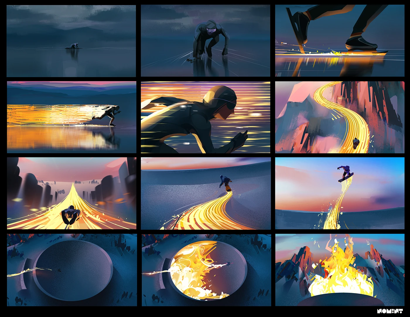 Image 2: Color Concepts concept art Visual Development Style Frames animation design