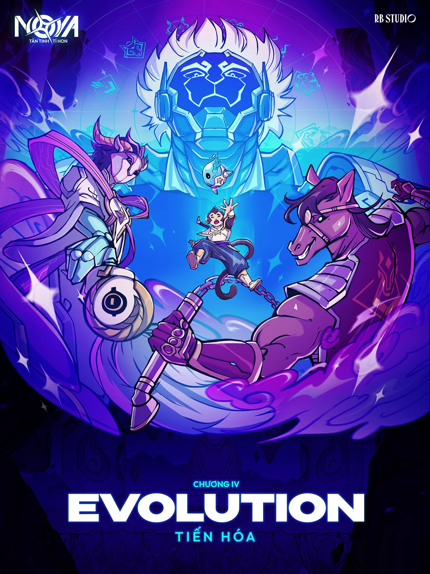Image 16: game game design concept art ILLUSTRATION splashart animation Interaction design stars robots Character design 