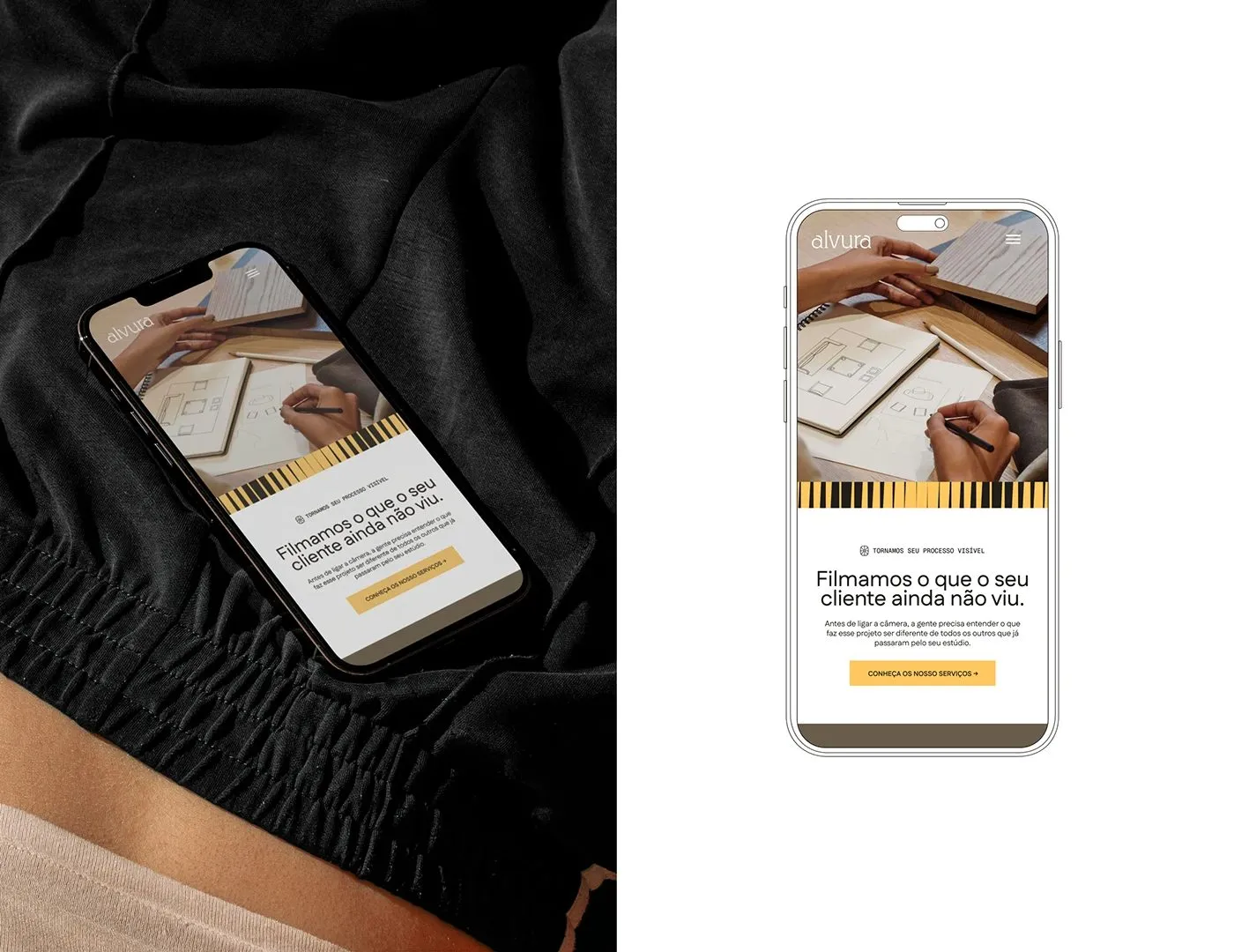 Alvura Filmes Branding and Visual Identity System