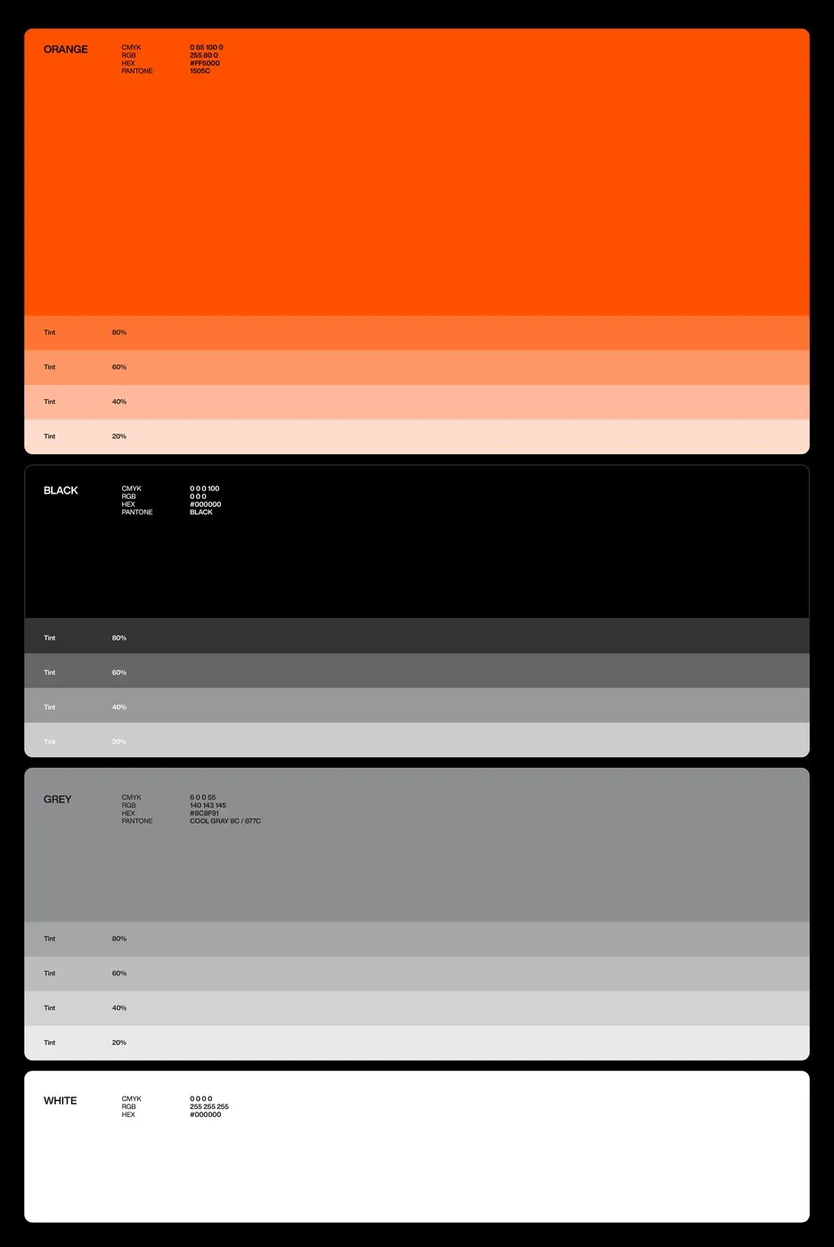 Image 7: Typography specimen and letterform detail — brand identity design by Another Collective