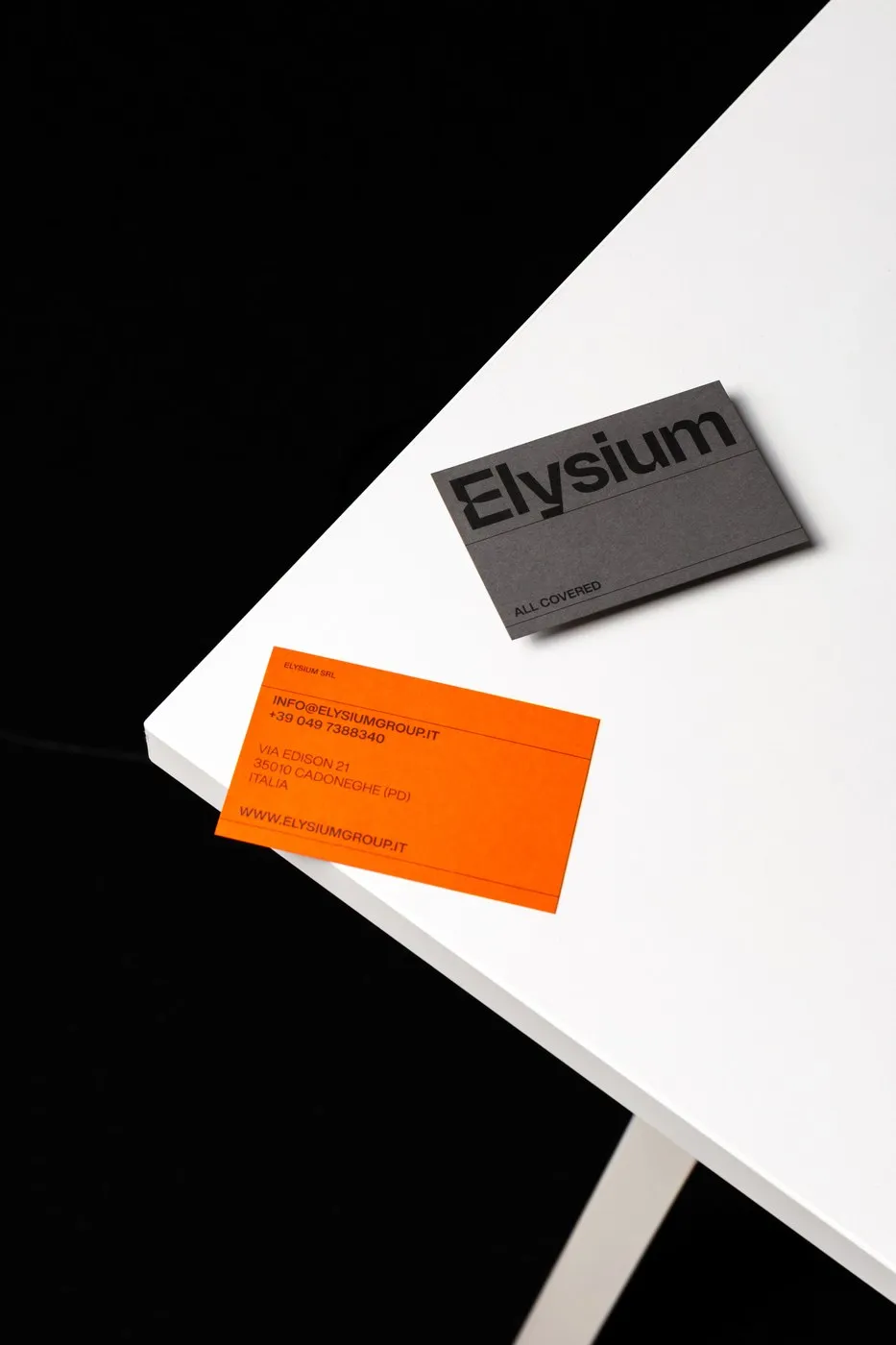 Image 9: Corporate folder and blind deboss detailing — brand identity design by Another Collective