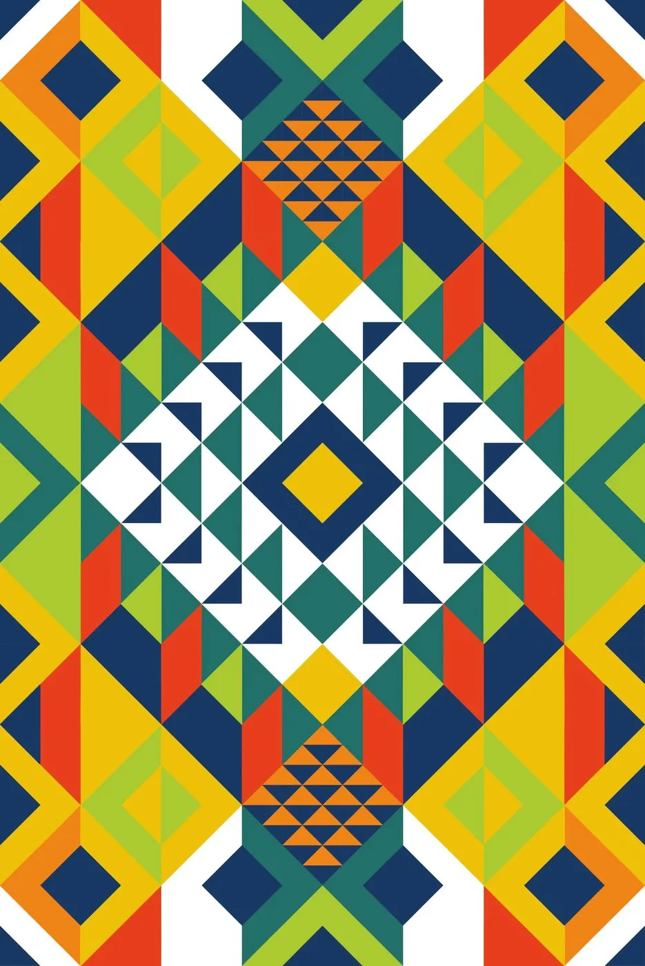 Image 8: tinkuy patterns posters vol 2 amuki estudio collection of print posters in black and orange