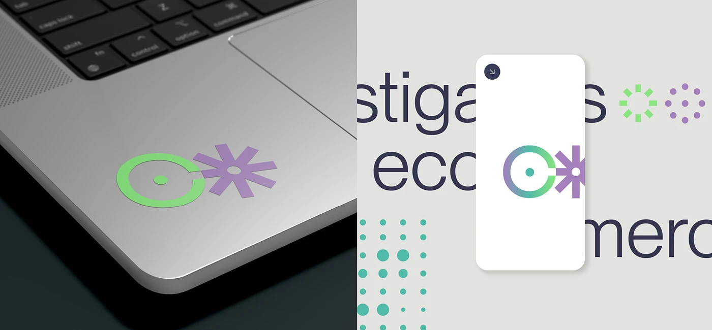 Image 2: Coordenada branding identity detail 3
