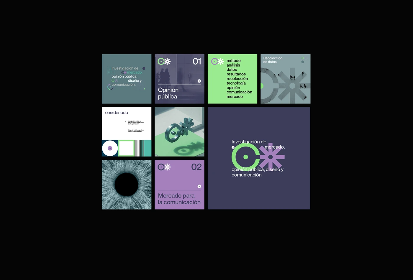 Image 3: Coordenada branding identity detail 4