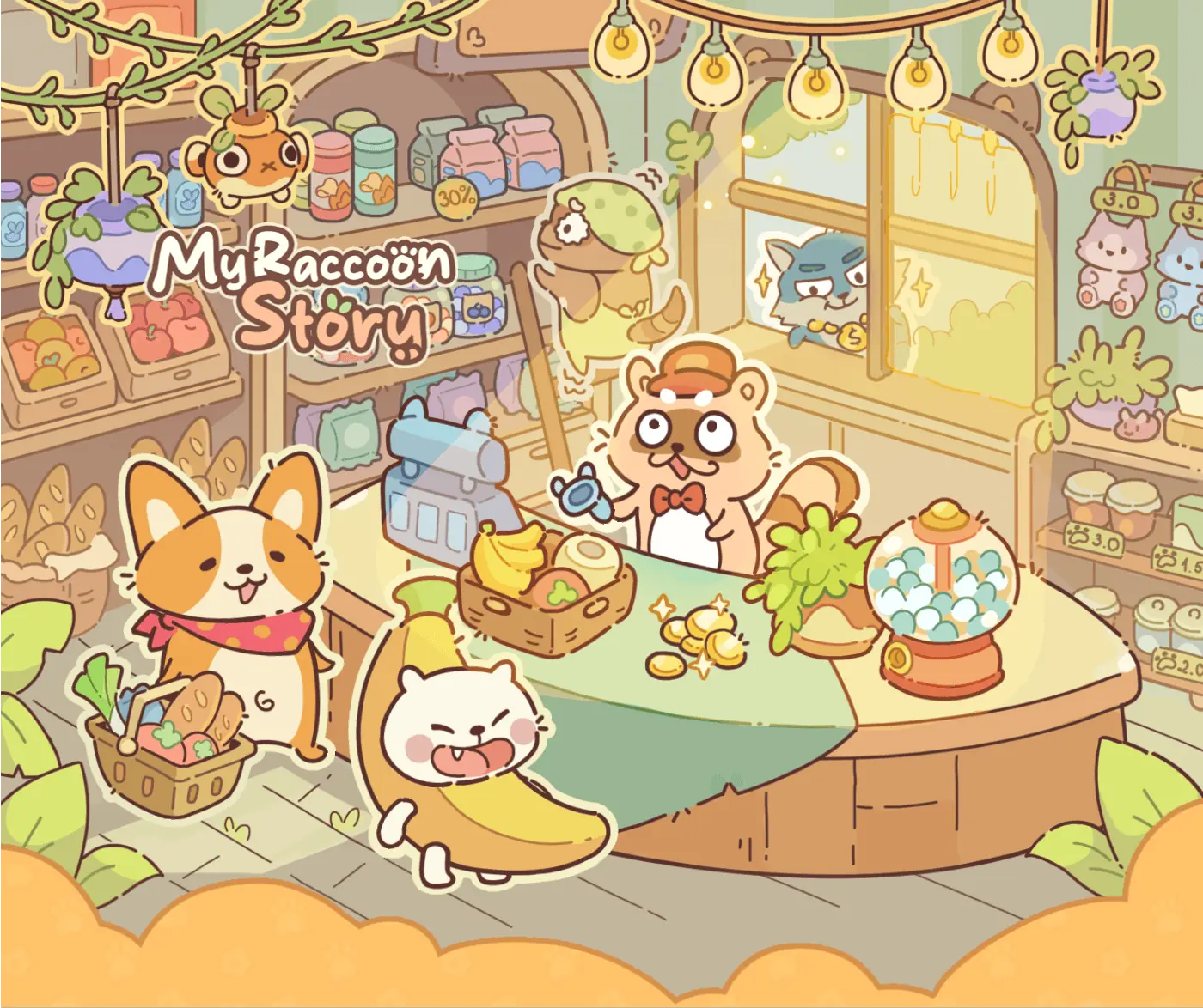 Image 1: cute game mobile game store Character design cartoon Digital Art ILLUSTRATION artwork art