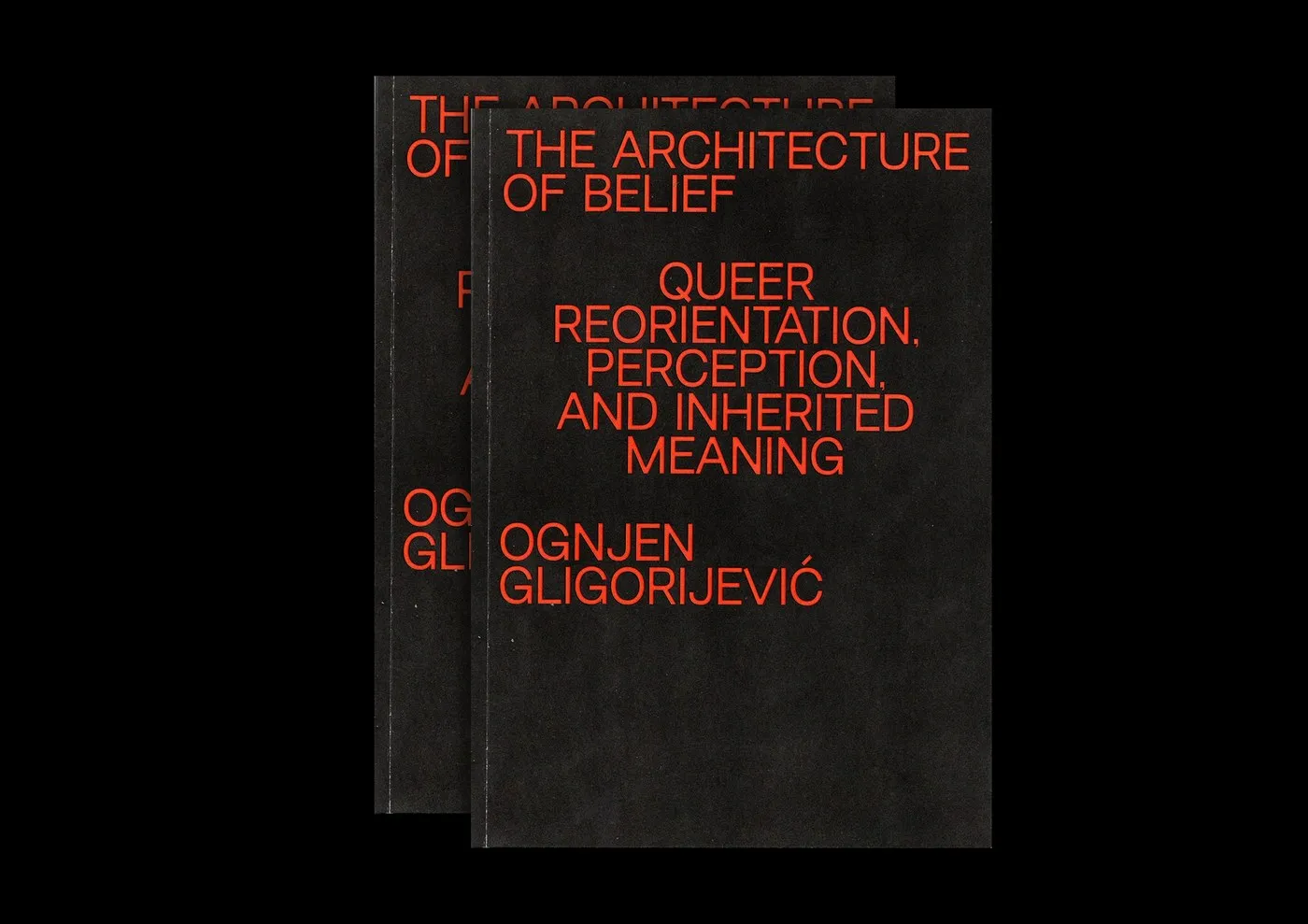 The Architecture of Belief: A High-Contrast Publication by Ognjen Gligorijevic