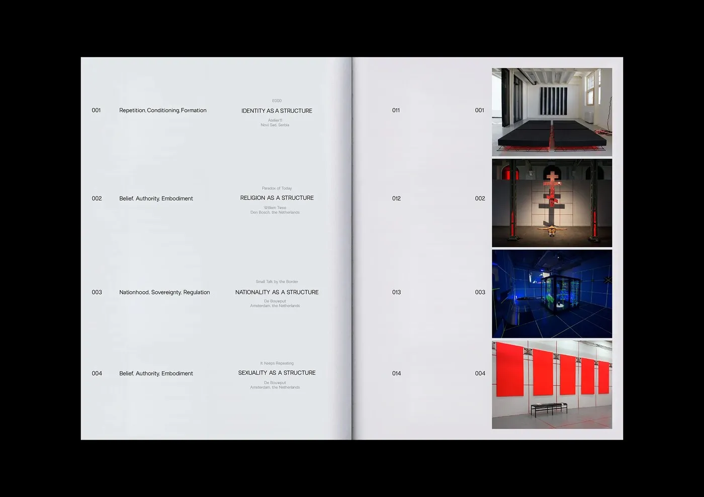 Image 5: the architecture of belief publication ognjen gligorijevic graphic assets and typography
