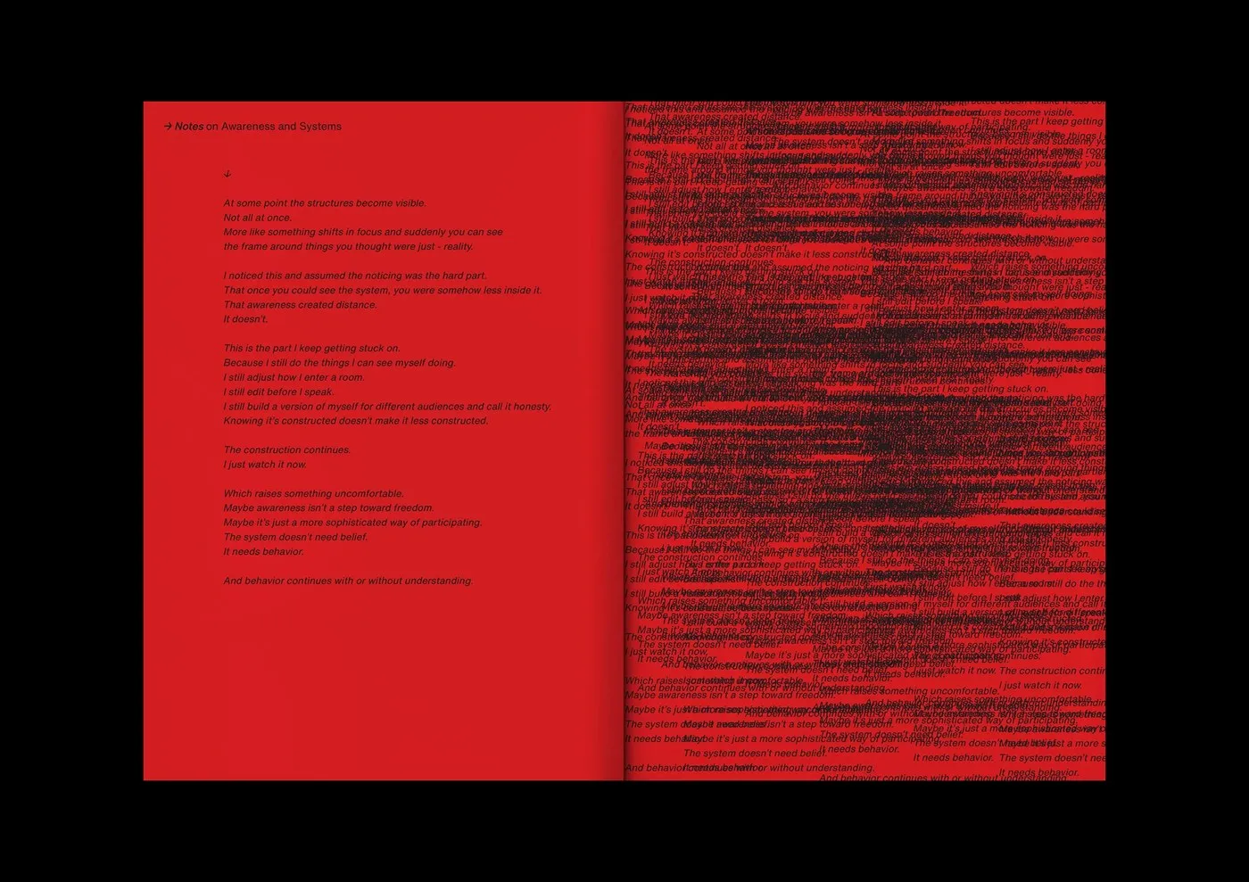 Image 6: the architecture of belief publication ognjen gligorijevic red accent typography layout