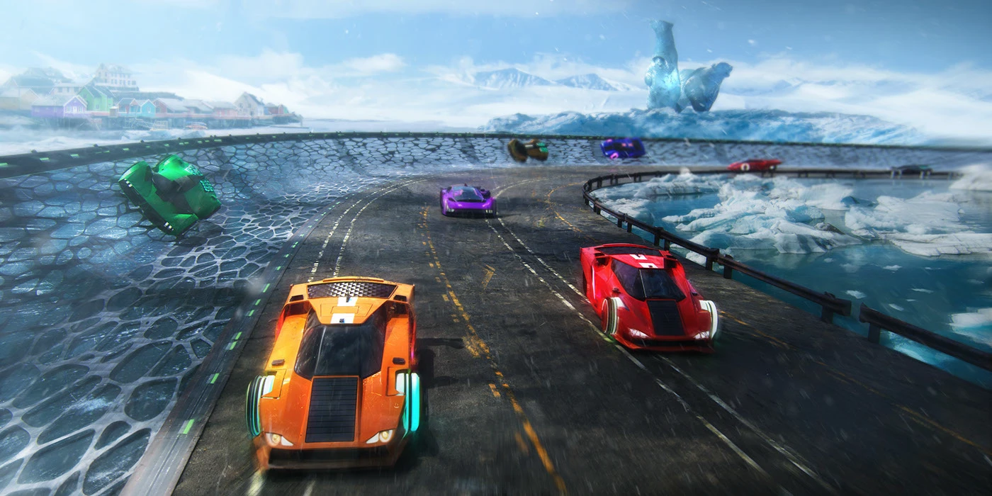 Image 7: concept art photoshop blender Level Design 3д Render blender3d keyframe race Cars