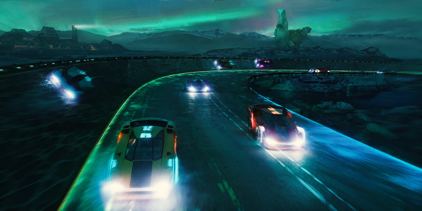 Image 8: concept art photoshop blender Level Design 3д Render blender3d keyframe race Cars