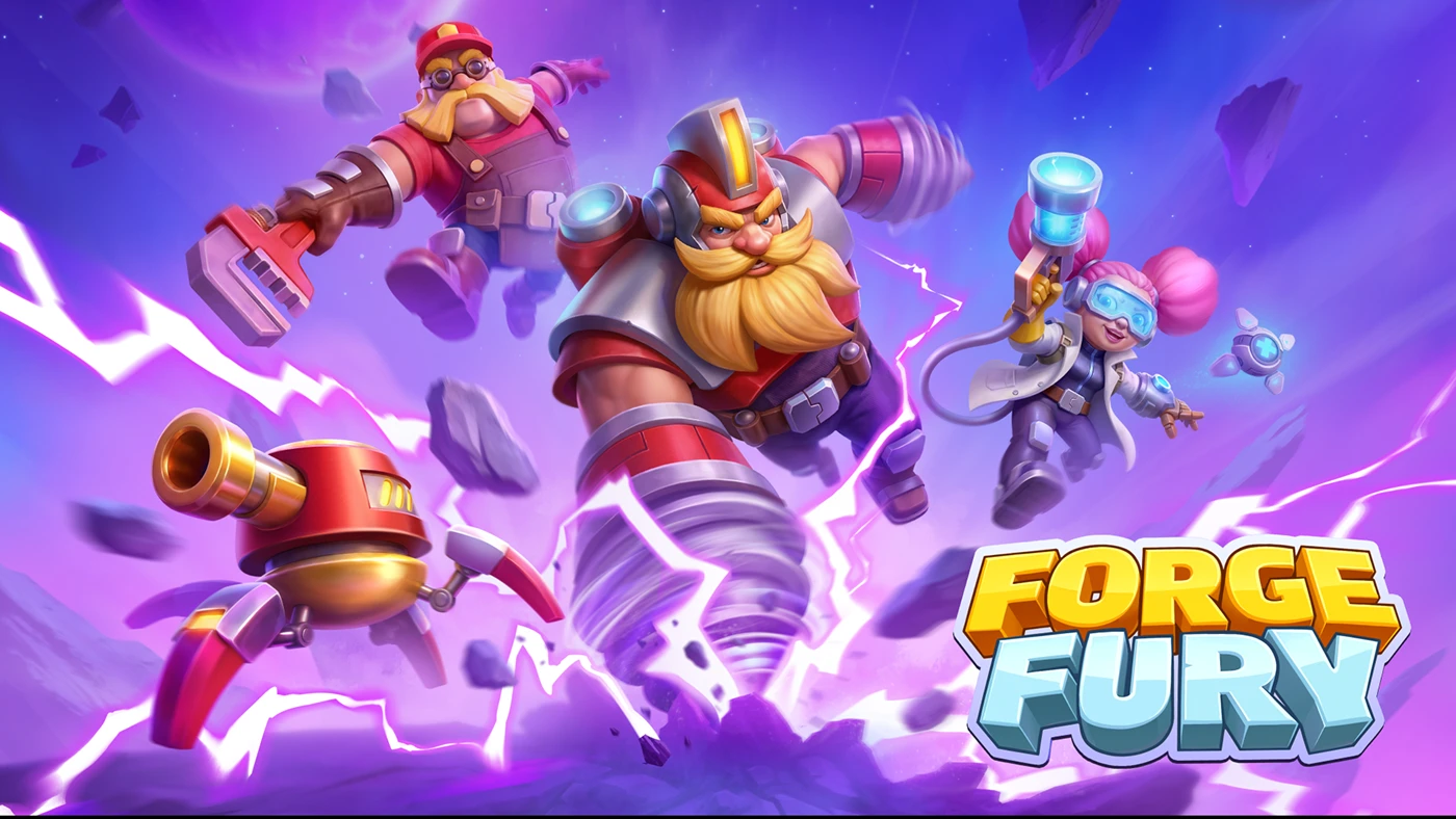 Forge Fury Game Characters and UI/UX Design by GAMEPACK studio